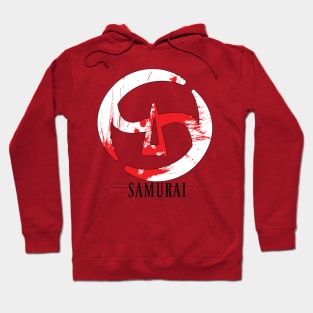 FFXIV Samurai Job Class Icon Blood Splatter Hoodie